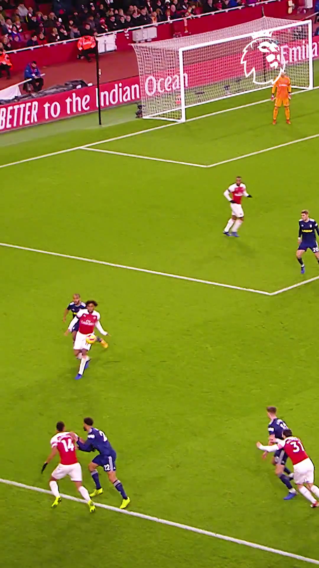 完美的7脚传递阿森纳谁不喜欢这样的配合